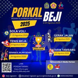 Pekan Olahraga Kalurahan Beji 2025